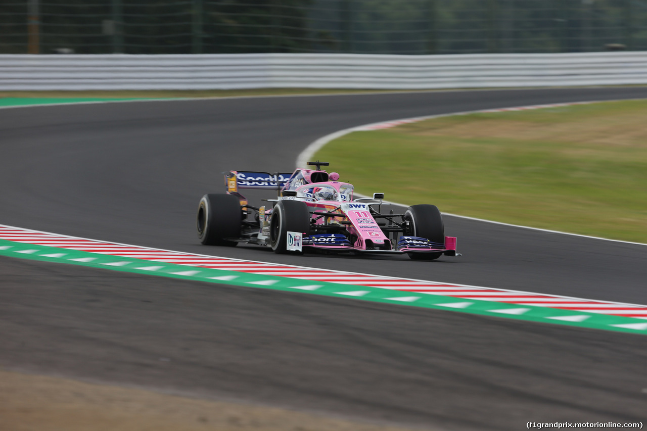 GP GIAPPONE, 11.10.2019- Prove Libere 1, Sergio Perez (MEX) Racing Point F1 RP19