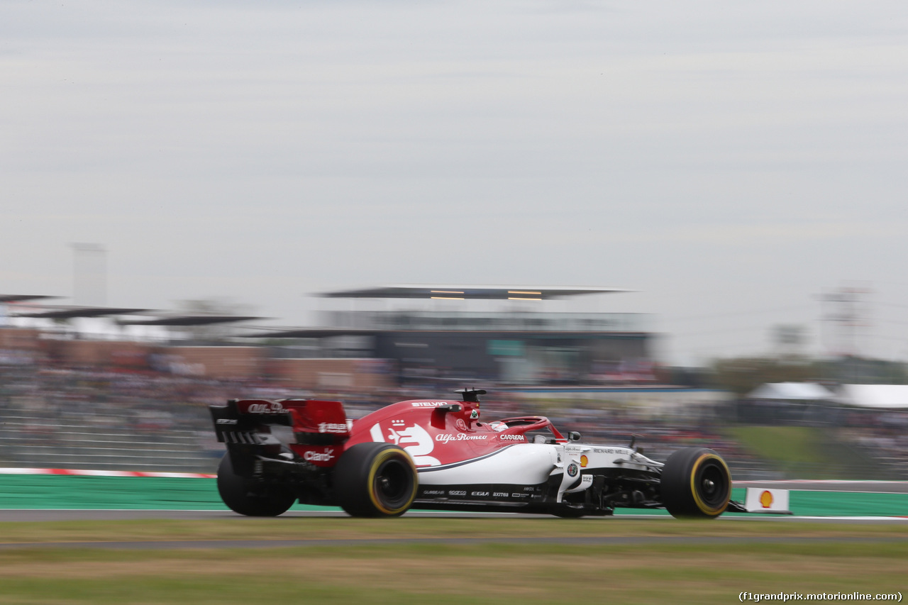 GP GIAPPONE, 11.10.2019- Prove Libere 1, Kimi Raikkonen (FIN) Alfa Romeo Racing C38