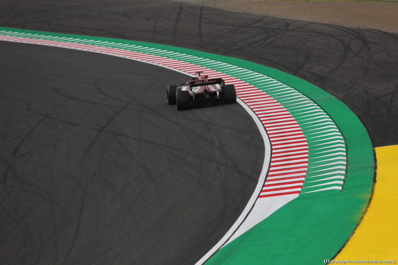 GP GIAPPONE, 11.10.2019- Prove Libere 1, Kimi Raikkonen (FIN) Alfa Romeo Racing C38