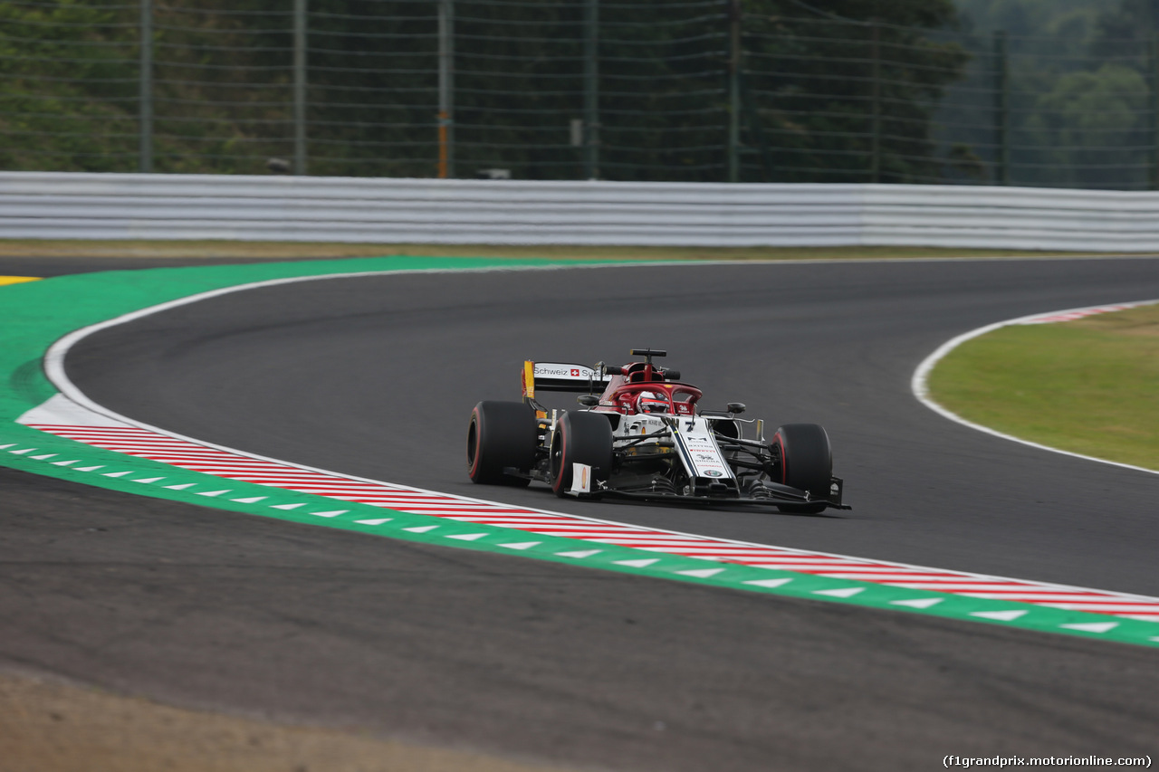 GP GIAPPONE, 11.10.2019- Prove Libere 1, Kimi Raikkonen (FIN) Alfa Romeo Racing C38