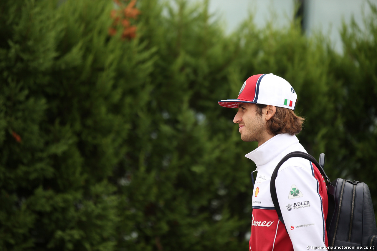 GP GIAPPONE, 11.10.2019- Antonio Giovinazzi (ITA) Alfa Romeo Racing C38