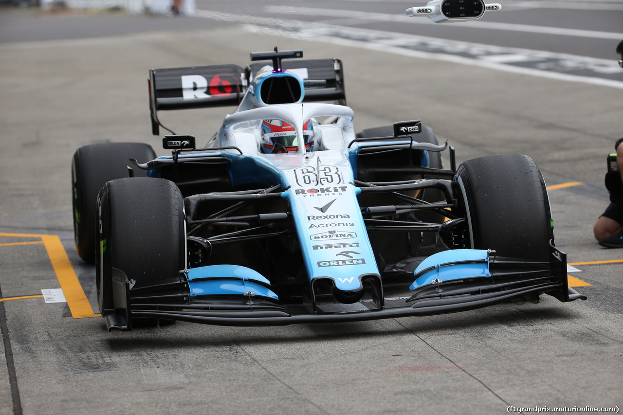 GP GIAPPONE, 11.10.2019- Prove Libere 1, George Russell (GBR) Williams F1 FW42