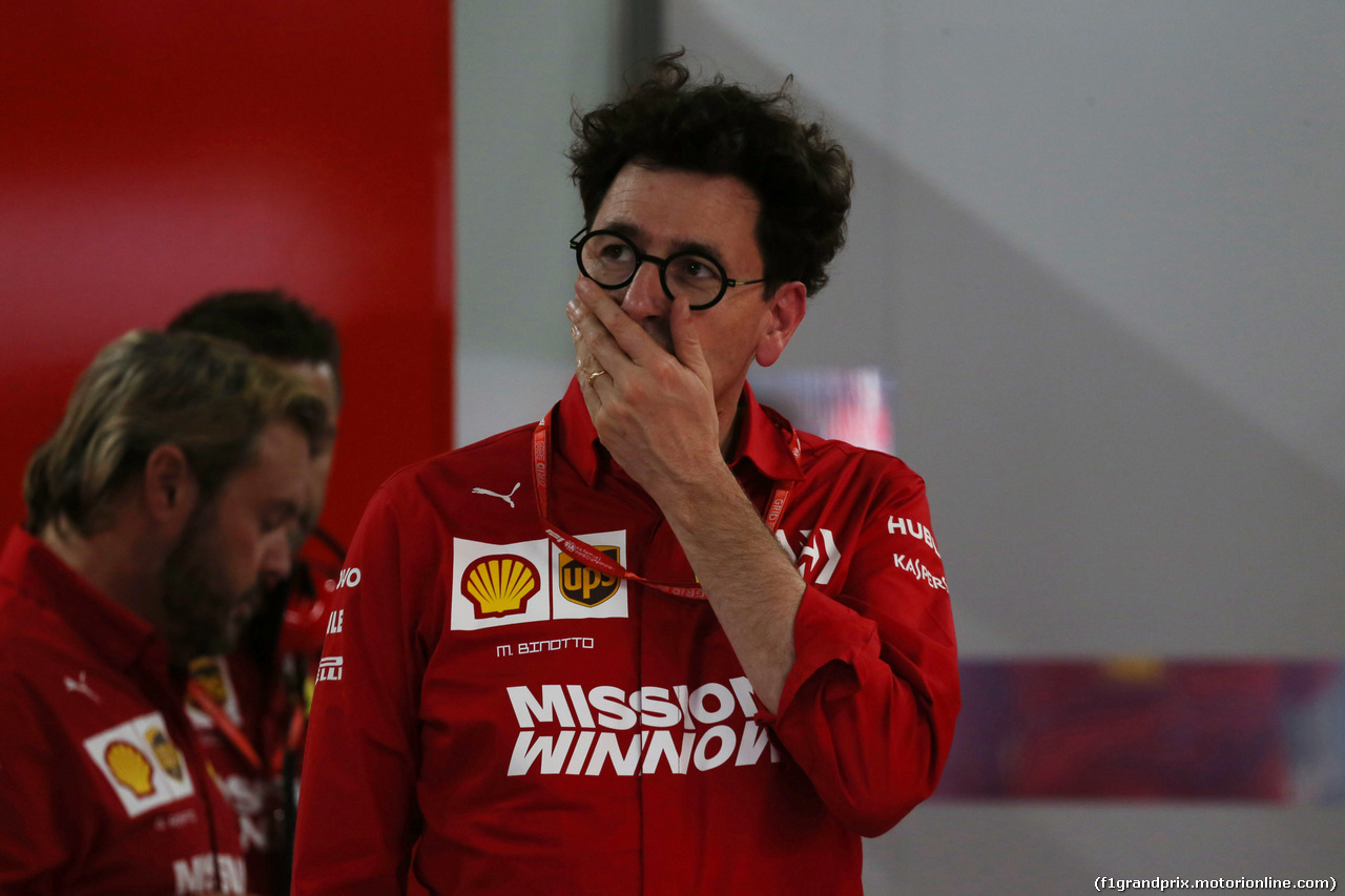 GP GIAPPONE, 11.10.2019- Prove Libere 2, Mattia Binotto (ITA) Ferrari Team Principal