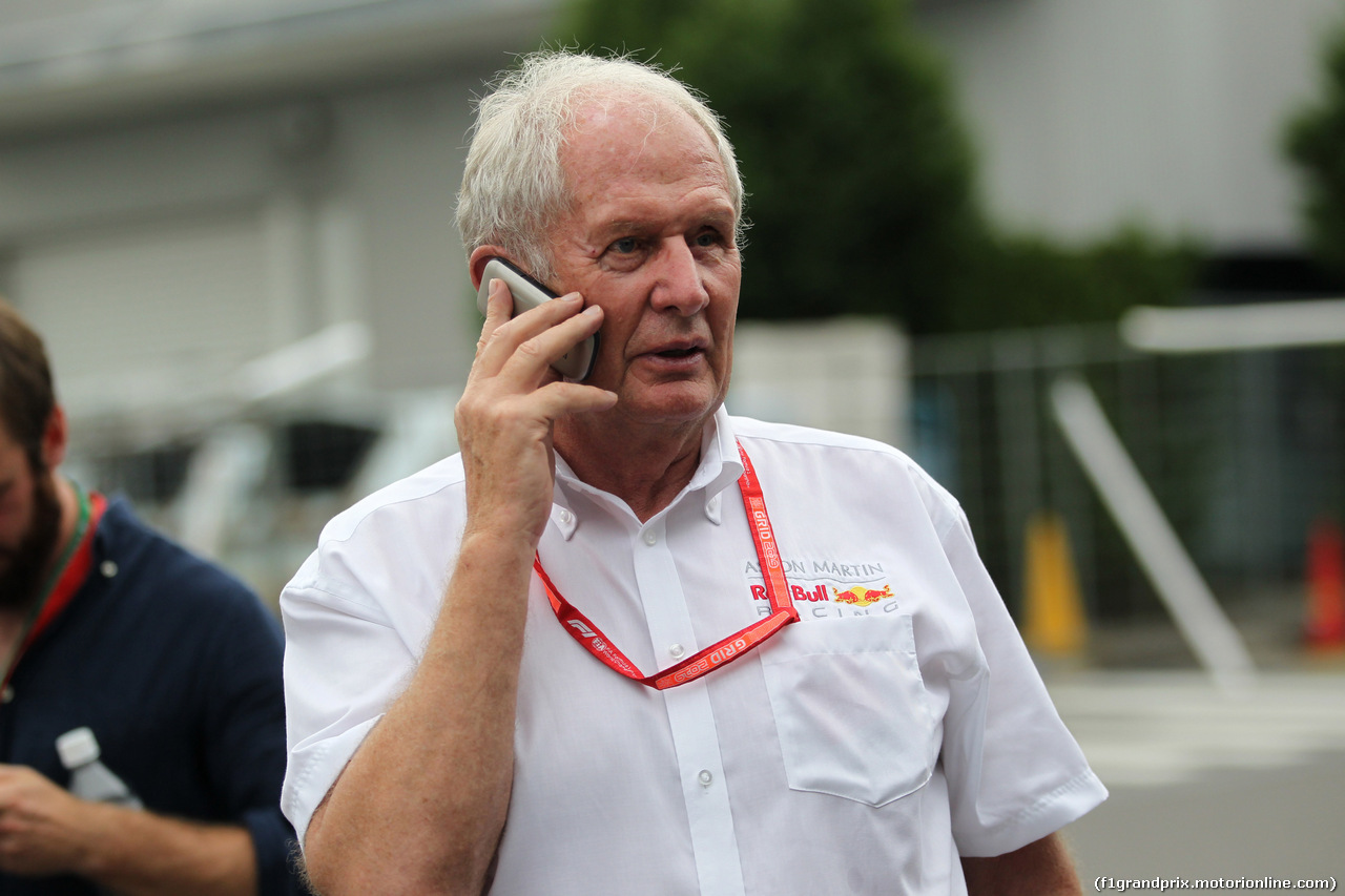 GP GIAPPONE, 11.10.2019- Prove Libere 2, Helmut Marko (AUT), Red Bull Racing, Red Bull Advisor