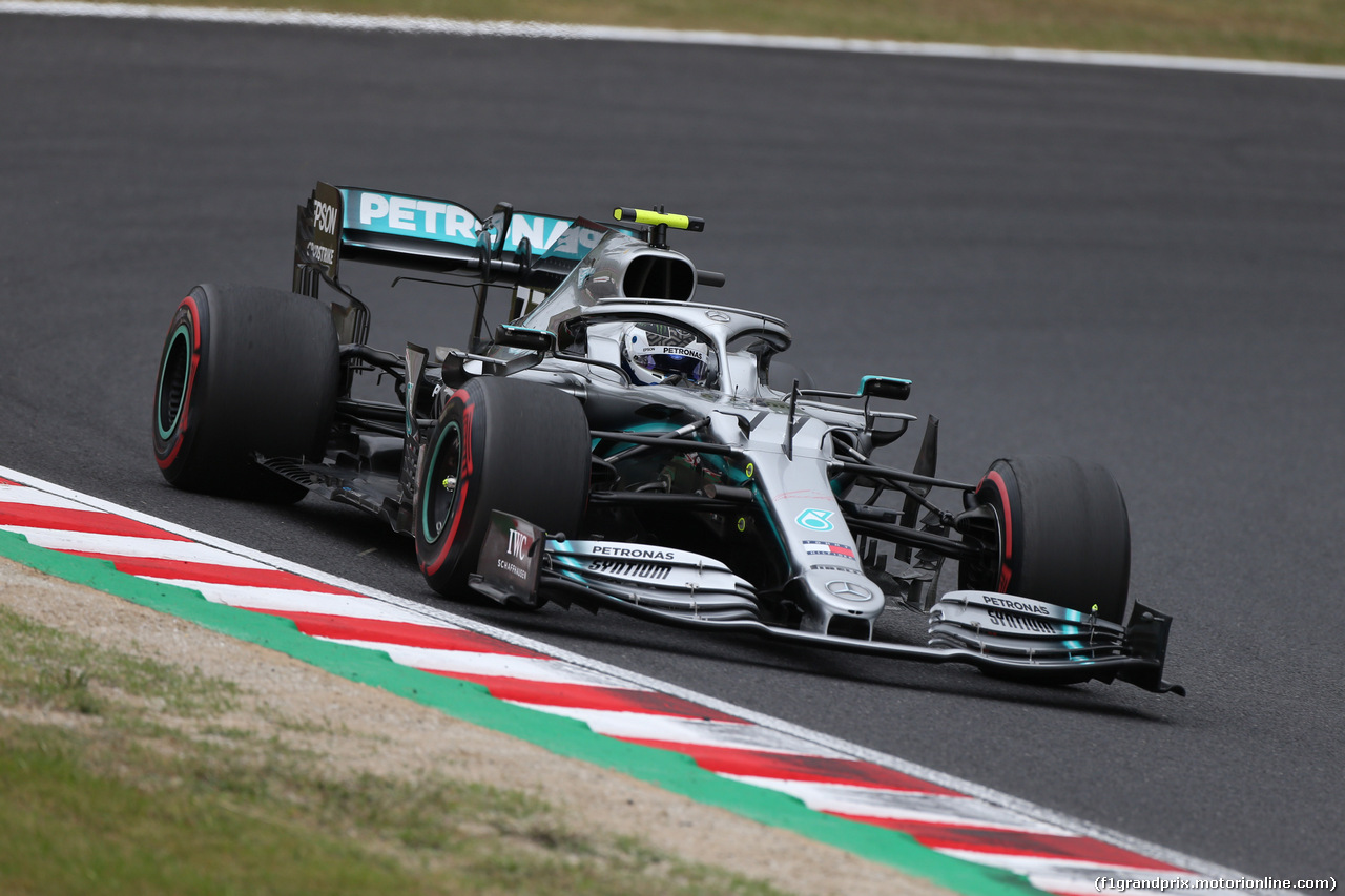 GP GIAPPONE, 11.10.2019- Prove Libere 2, Valtteri Bottas (FIN) Mercedes AMG F1 W10 EQ Power