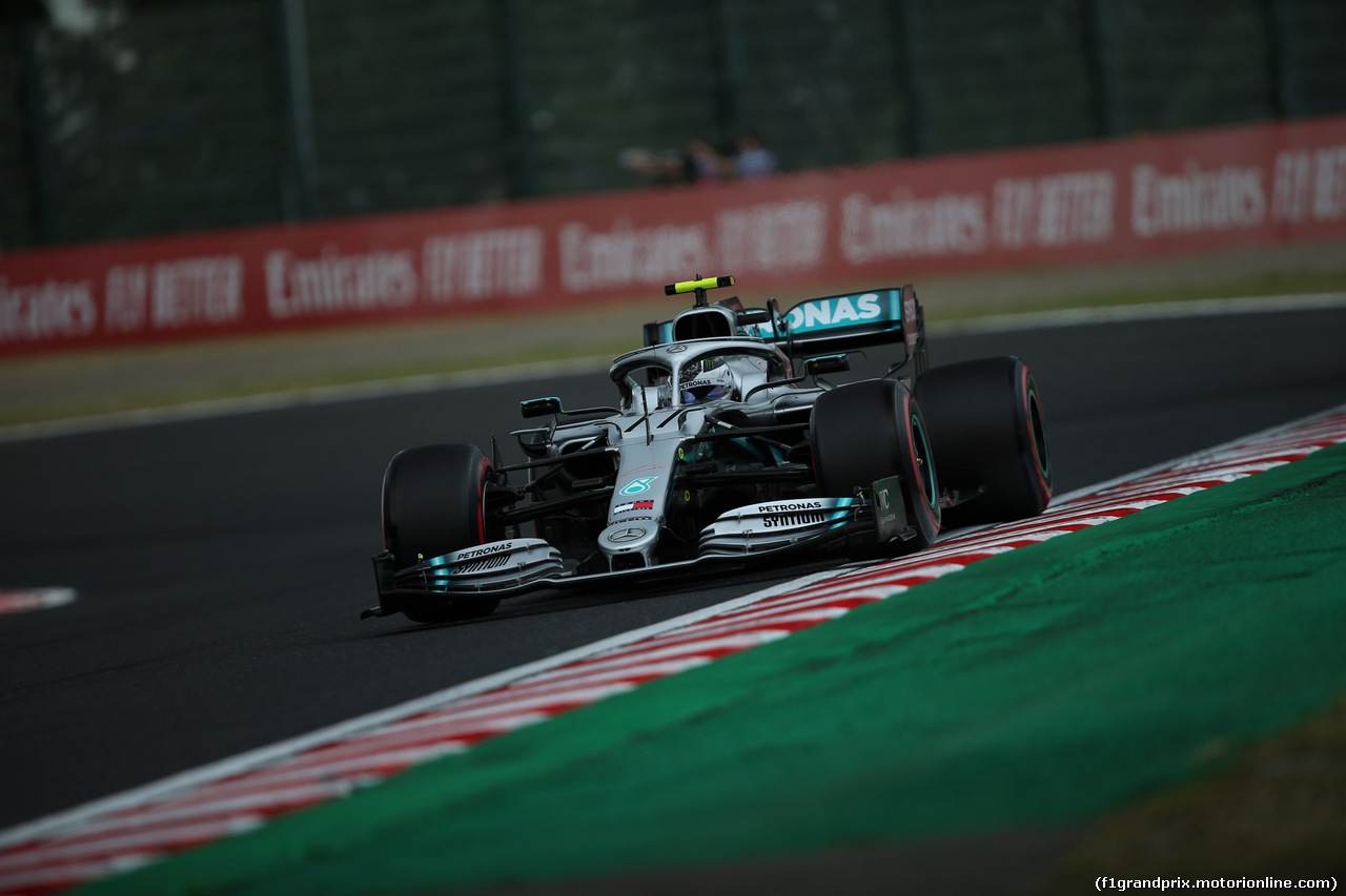 GP GIAPPONE, 11.10.2019- Prove Libere 2, Valtteri Bottas (FIN) Mercedes AMG F1 W10 EQ Power