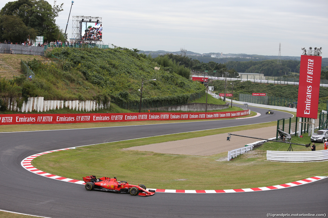 GP GIAPPONE, 11.10.2019- Prove Libere 2, Sebastian Vettel (GER) Ferrari SF90