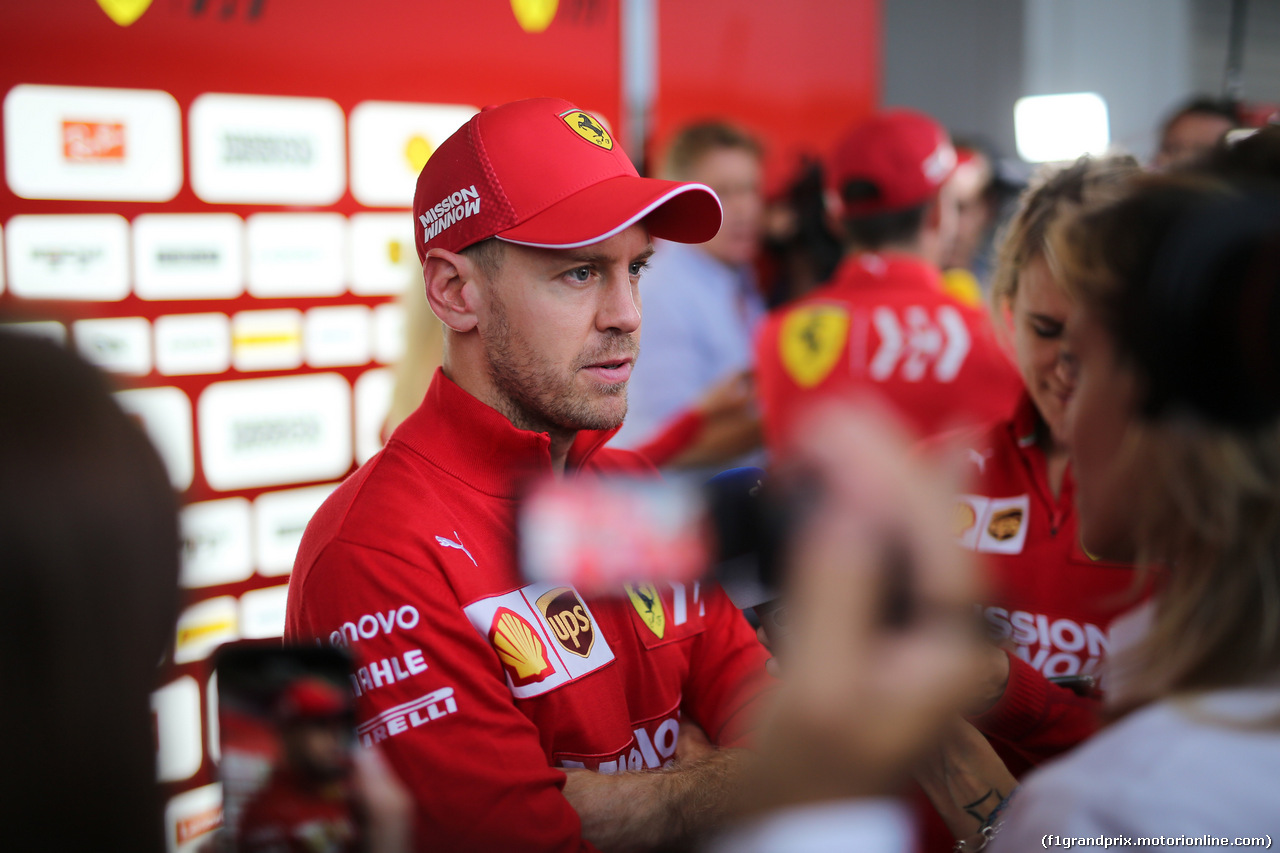 GP GIAPPONE, 11.10.2019- Sebastian Vettel (GER) Ferrari SF90