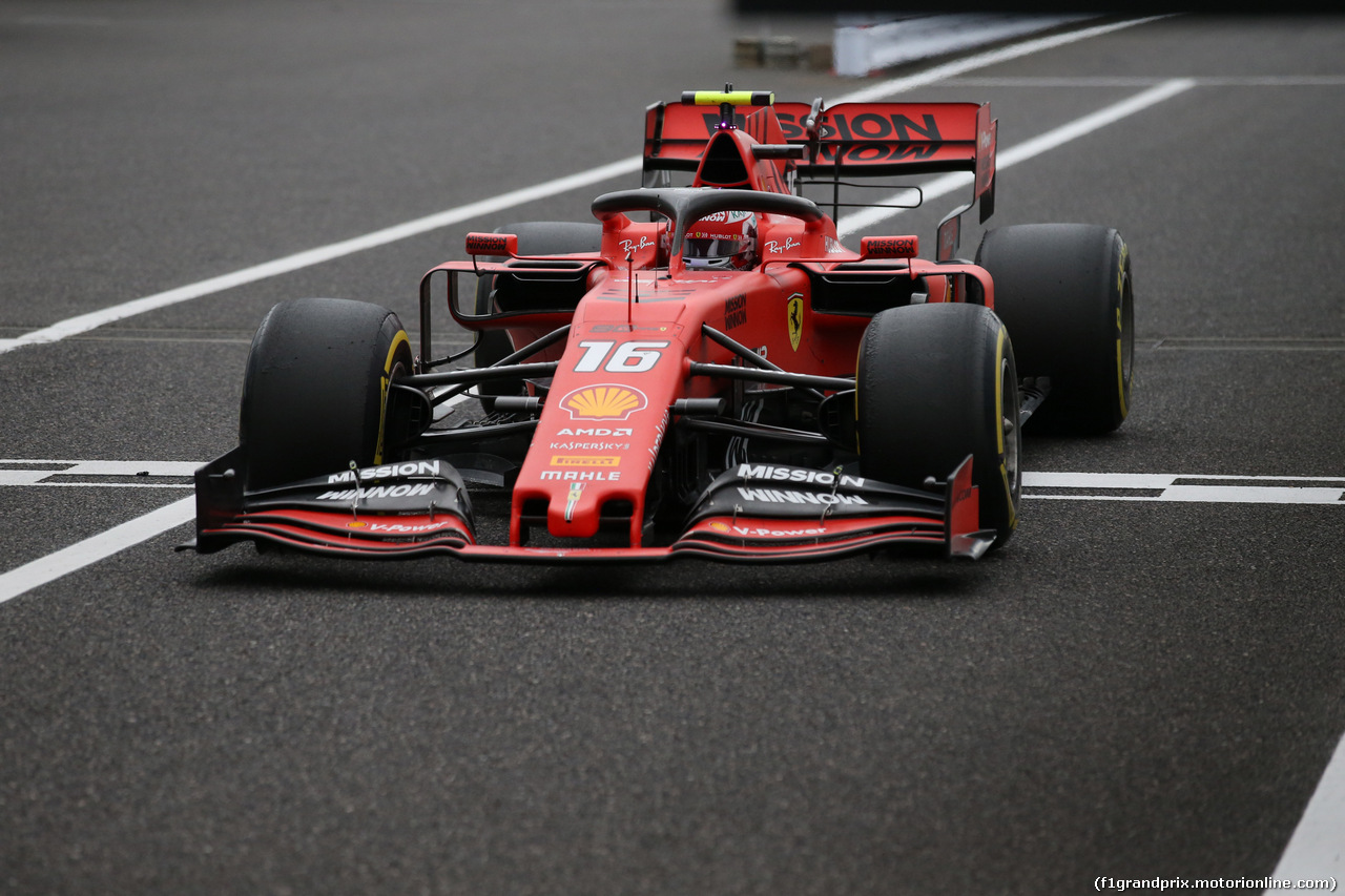 GP GIAPPONE, 11.10.2019- Prove Libere 2, Charles Leclerc (MON) Ferrari SF90