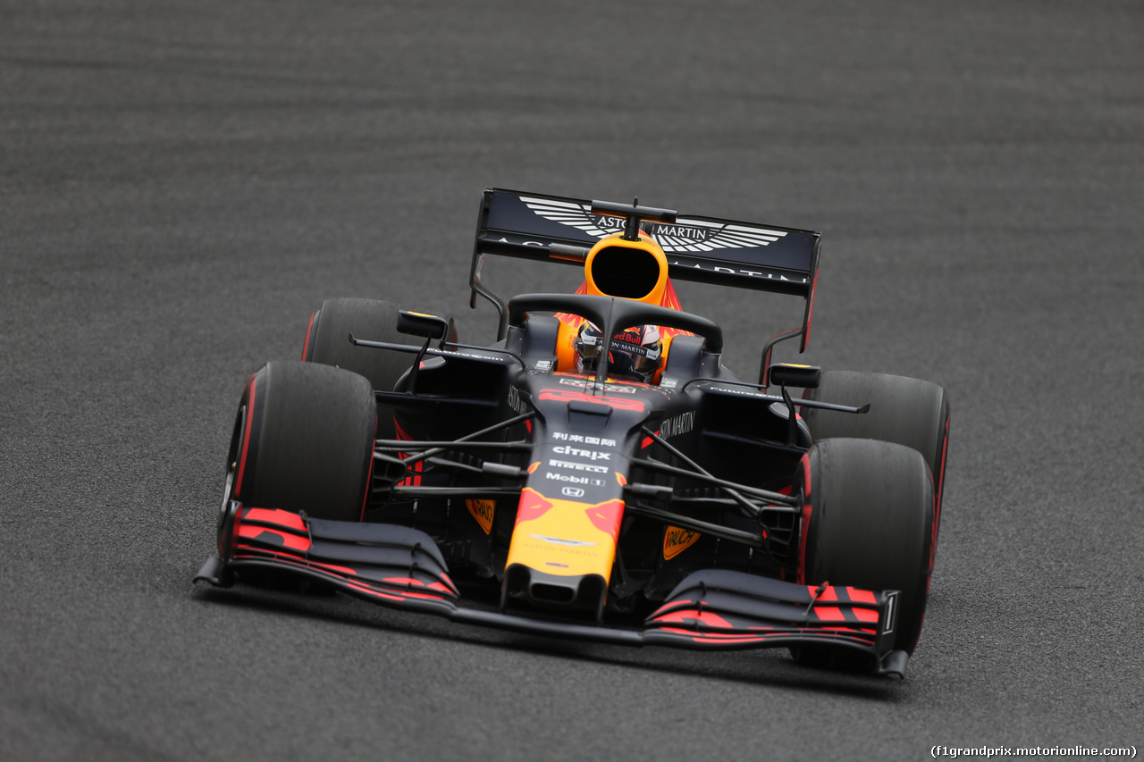 GP GIAPPONE, 11.10.2019- Prove Libere 2, Max Verstappen (NED) Red Bull Racing RB15