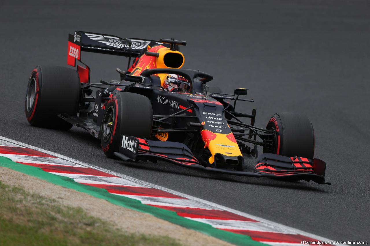 GP GIAPPONE, 11.10.2019- Prove Libere 2, Max Verstappen (NED) Red Bull Racing RB15