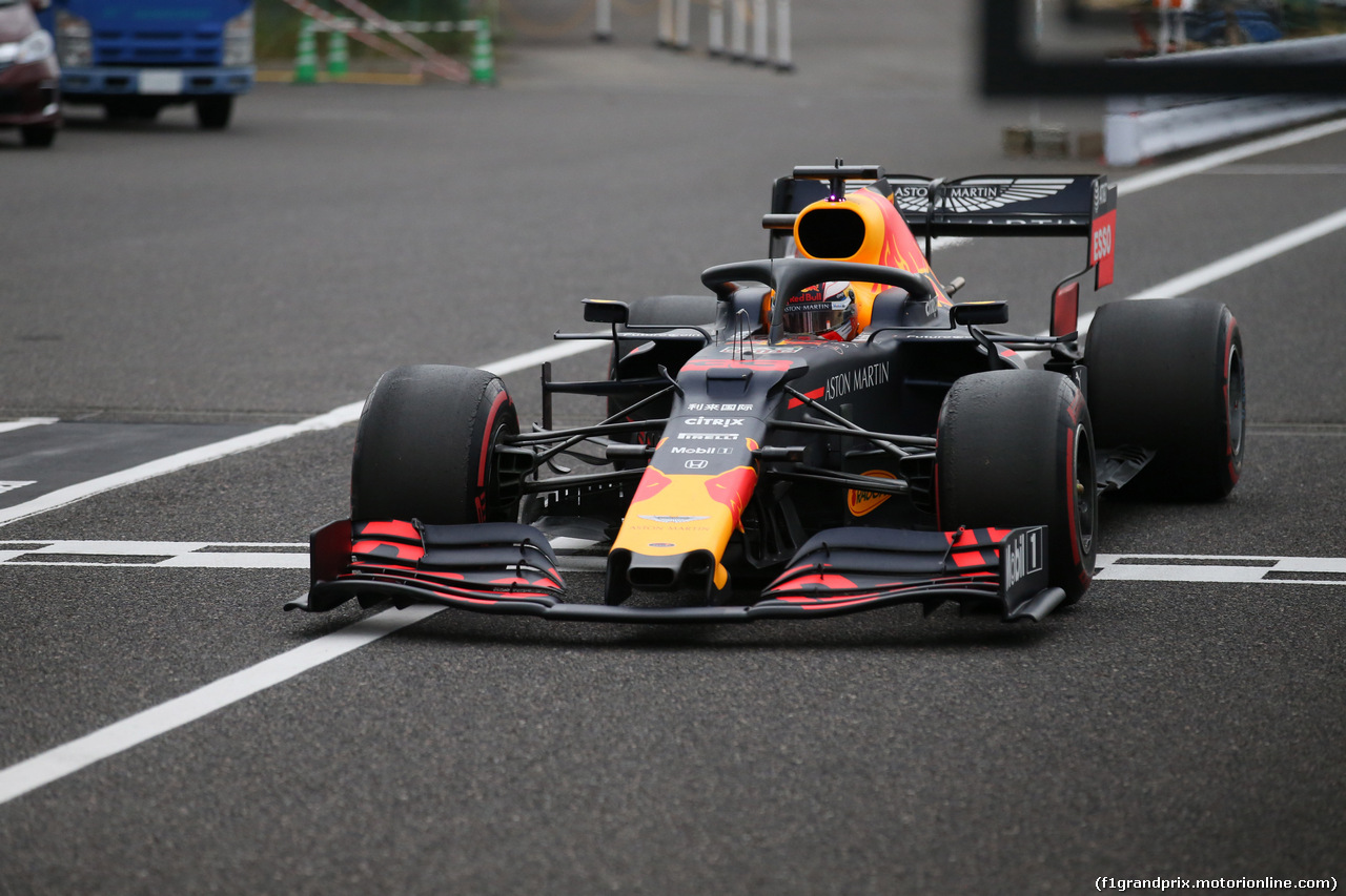 GP GIAPPONE, 11.10.2019- Prove Libere 2, Max Verstappen (NED) Red Bull Racing RB15