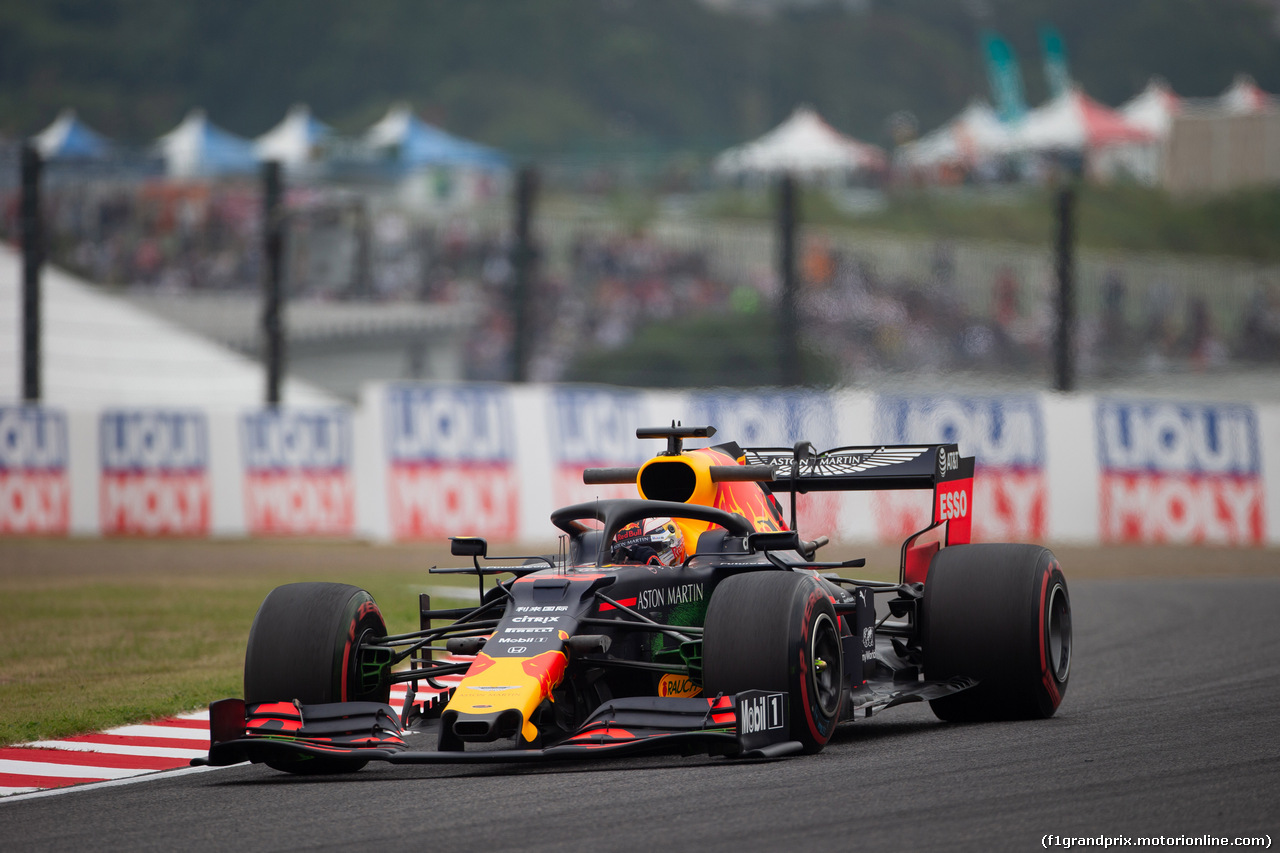 GP GIAPPONE, 11.10.2019- Prove Libere 2, Max Verstappen (NED) Red Bull Racing RB15