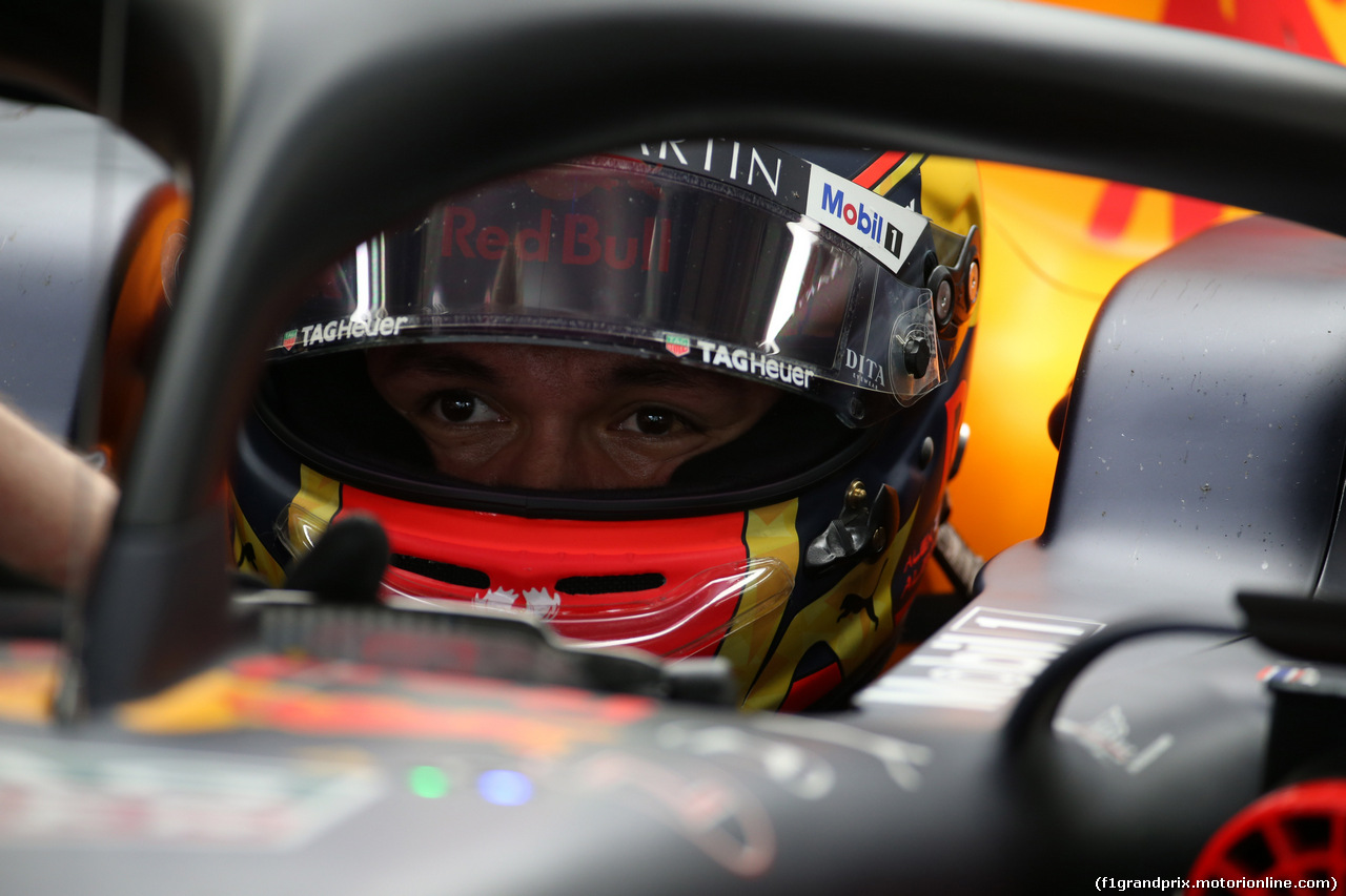 GP GIAPPONE, 11.10.2019- Prove Libere 2, Alexader Albon (THA) Redbull Racing RB15