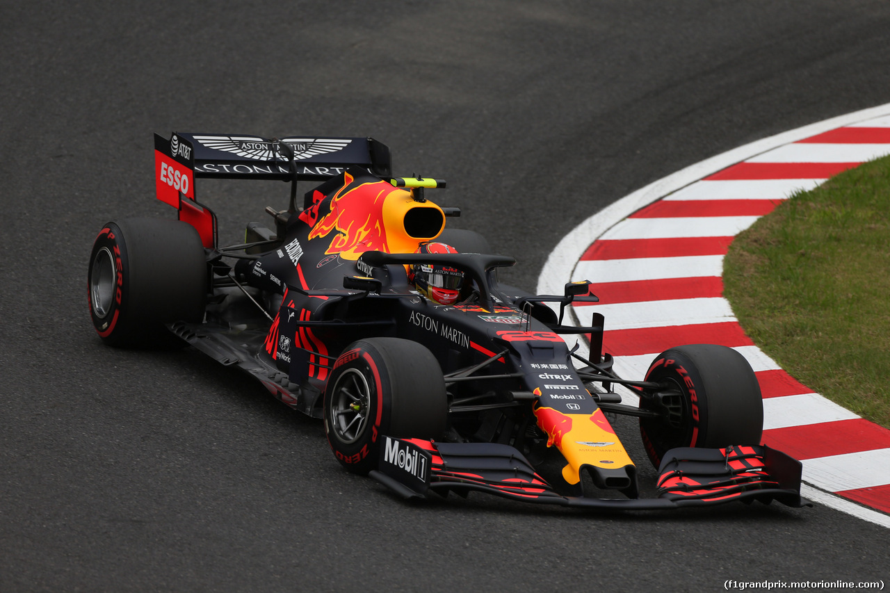 GP GIAPPONE, 11.10.2019- Prove Libere 2, Alexader Albon (THA) Redbull Racing RB15