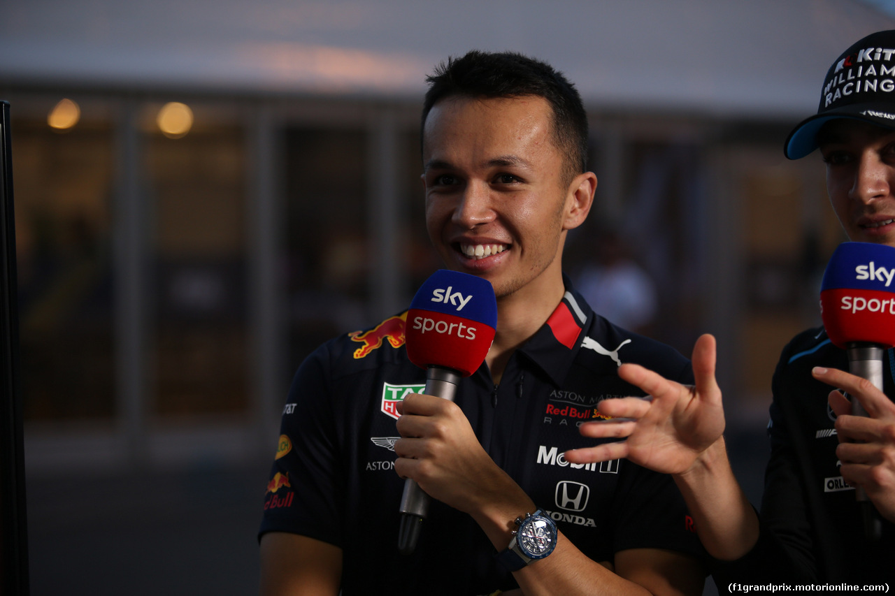 GP GIAPPONE, 11.10.2019- Alexader Albon (THA) Redbull Racing RB15