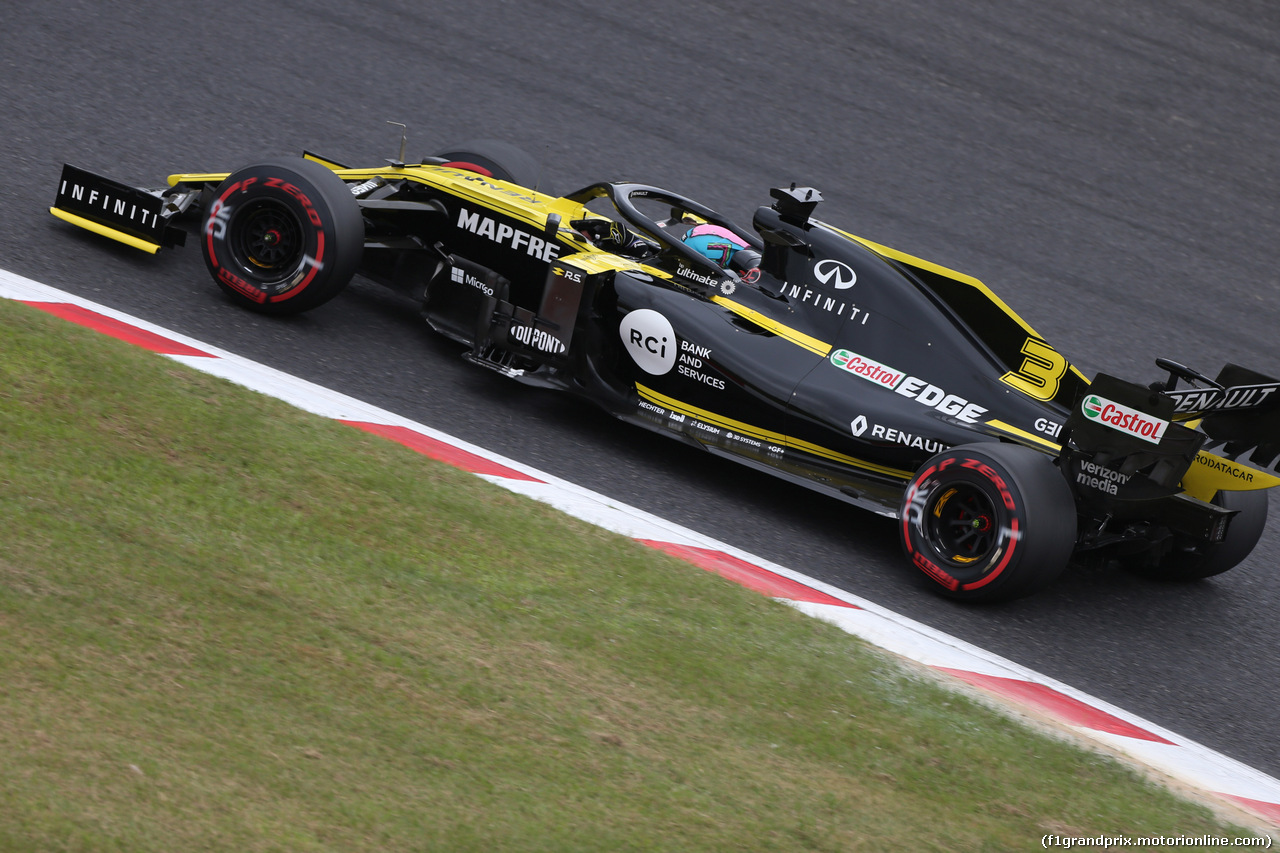GP GIAPPONE, 11.10.2019- Prove Libere 2, Daniel Ricciardo (AUS) Renault Sport F1 Team RS19