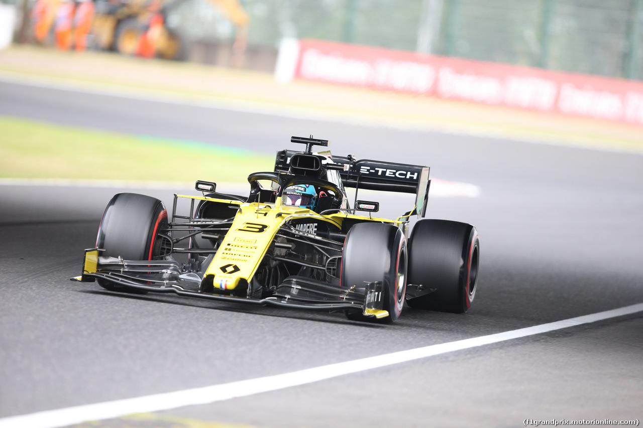 GP GIAPPONE, 11.10.2019- Prove Libere 2, Daniel Ricciardo (AUS) Renault Sport F1 Team RS19