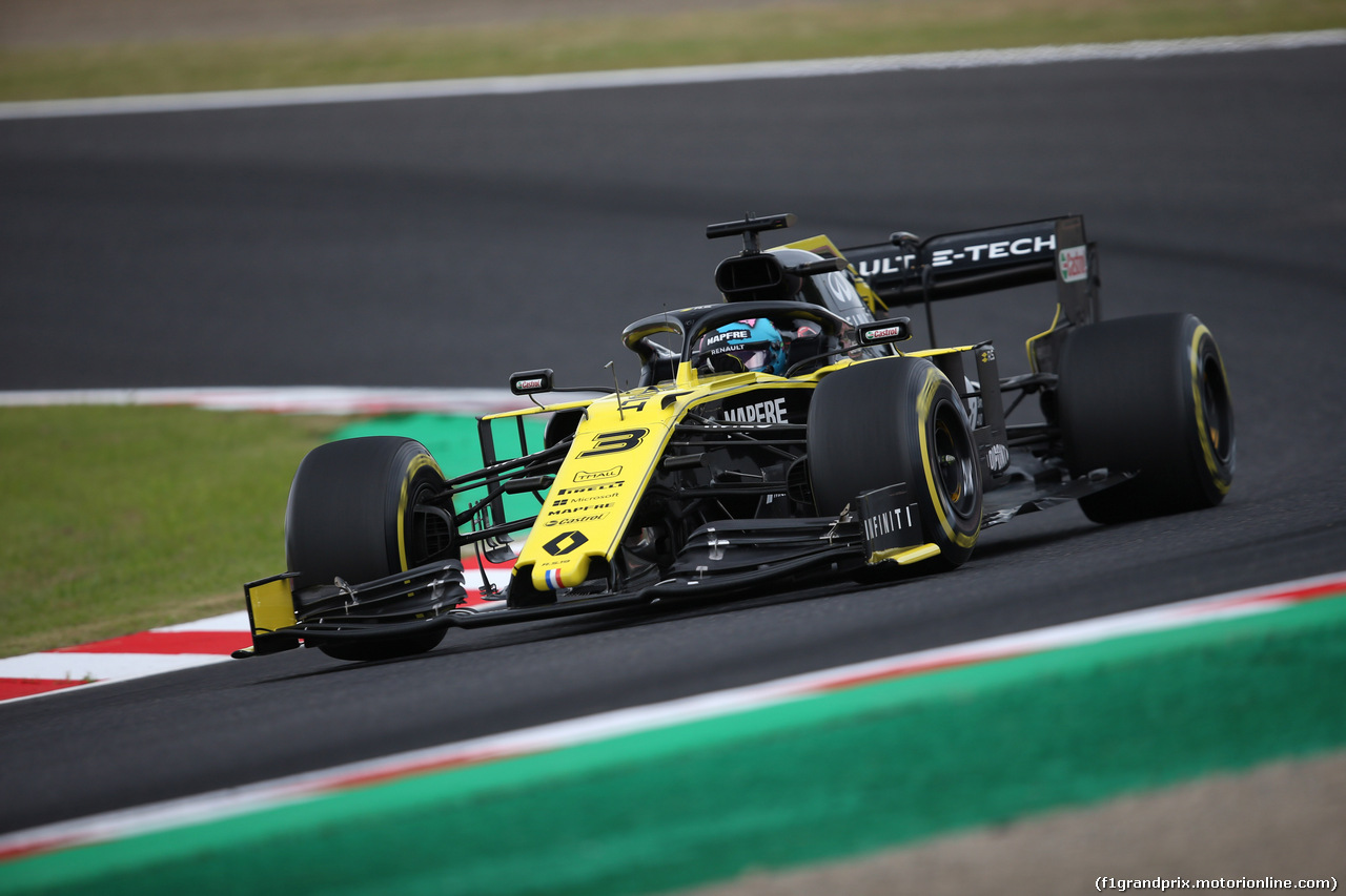 GP GIAPPONE, 11.10.2019- Prove Libere 2, Daniel Ricciardo (AUS) Renault Sport F1 Team RS19