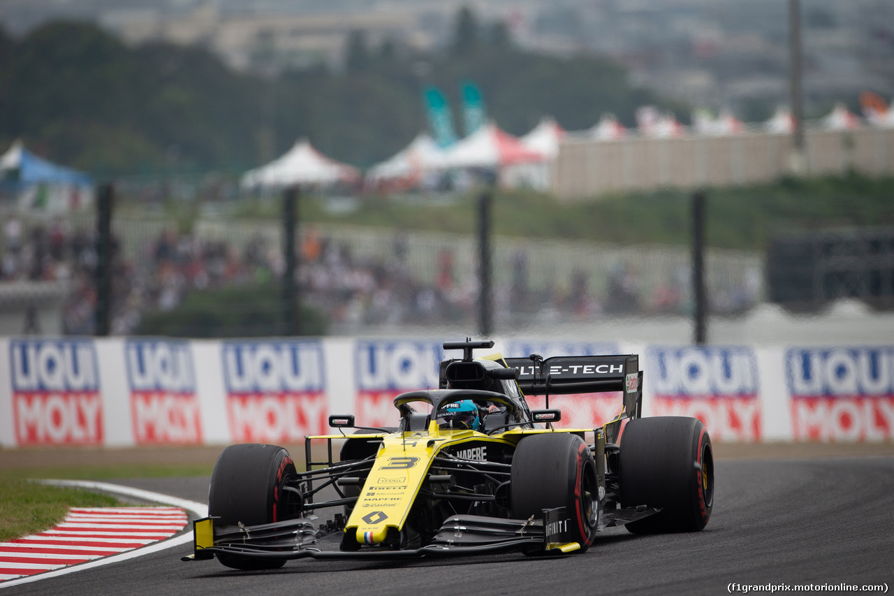 GP GIAPPONE, 11.10.2019- Prove Libere 2, Daniel Ricciardo (AUS) Renault Sport F1 Team RS19