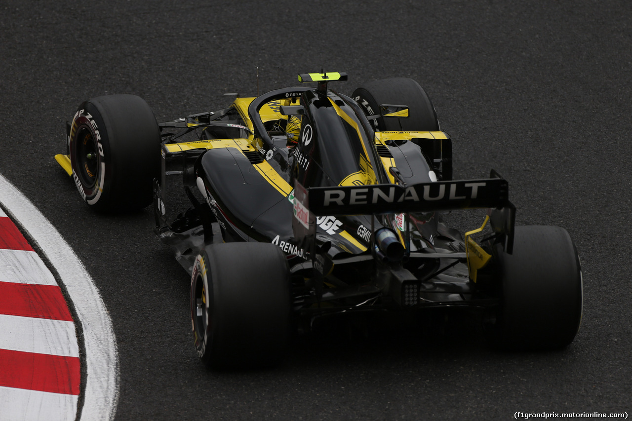GP GIAPPONE, 11.10.2019- Prove Libere 2, Nico Hulkenberg (GER) Renault Sport F1 Team RS19