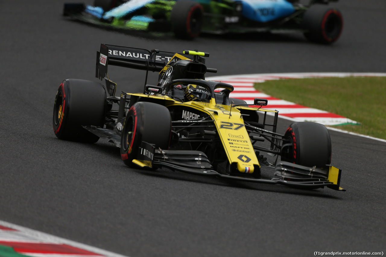 GP GIAPPONE, 11.10.2019- Prove Libere 2, Nico Hulkenberg (GER) Renault Sport F1 Team RS19