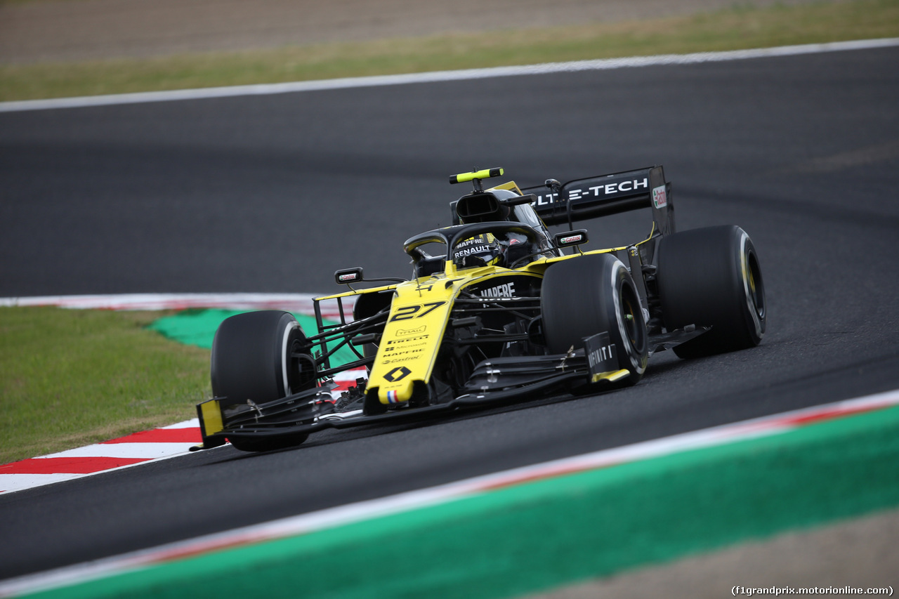 GP GIAPPONE, 11.10.2019- Prove Libere 2, Nico Hulkenberg (GER) Renault Sport F1 Team RS19