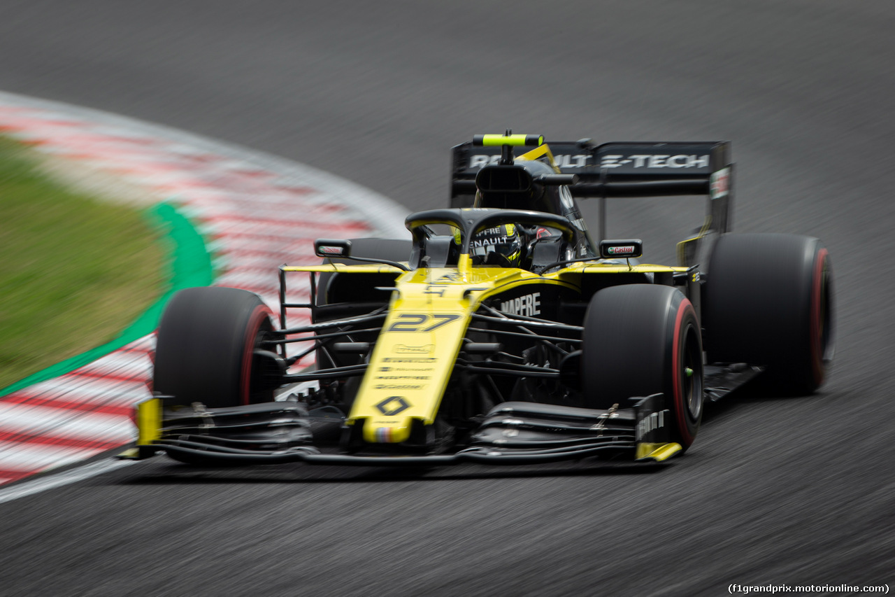 GP GIAPPONE, 11.10.2019- Prove Libere 2, Nico Hulkenberg (GER) Renault Sport F1 Team RS19