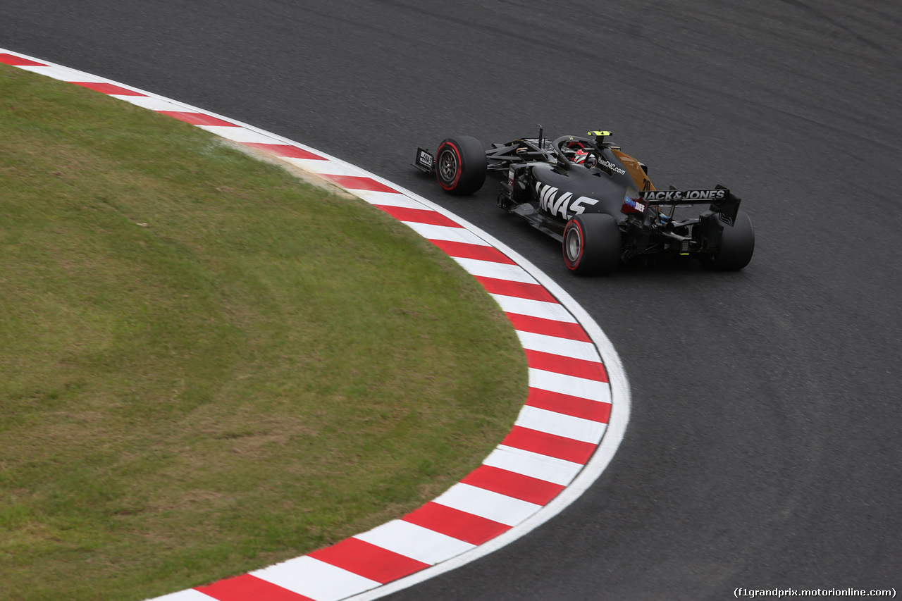 GP GIAPPONE, 11.10.2019- Prove Libere 2, Kevin Magnussen (DEN) Haas F1 Team VF-19