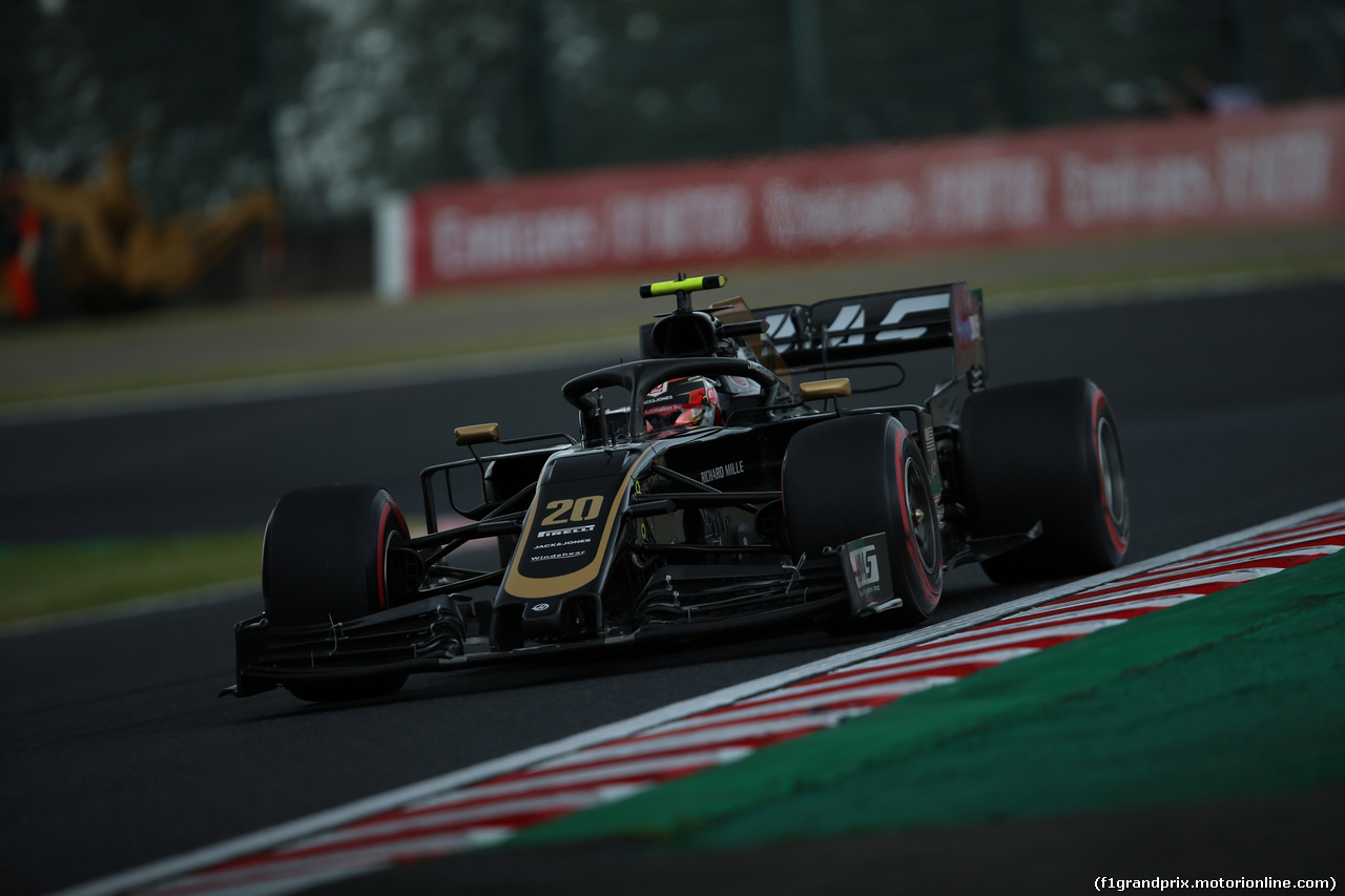 GP GIAPPONE, 11.10.2019- Prove Libere 2, Kevin Magnussen (DEN) Haas F1 Team VF-19