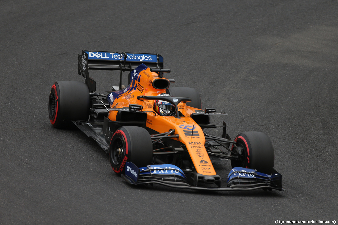 GP GIAPPONE, 11.10.2019- Prove Libere 2, Carlos Sainz Jr (ESP) Mclaren F1 Team MCL34