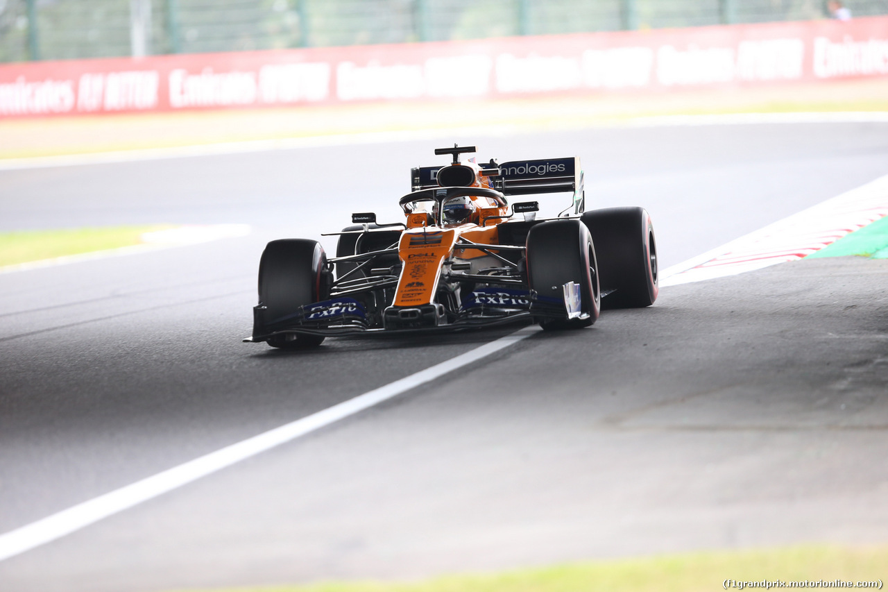 GP GIAPPONE, 11.10.2019- Prove Libere 2, Carlos Sainz Jr (ESP) Mclaren F1 Team MCL34