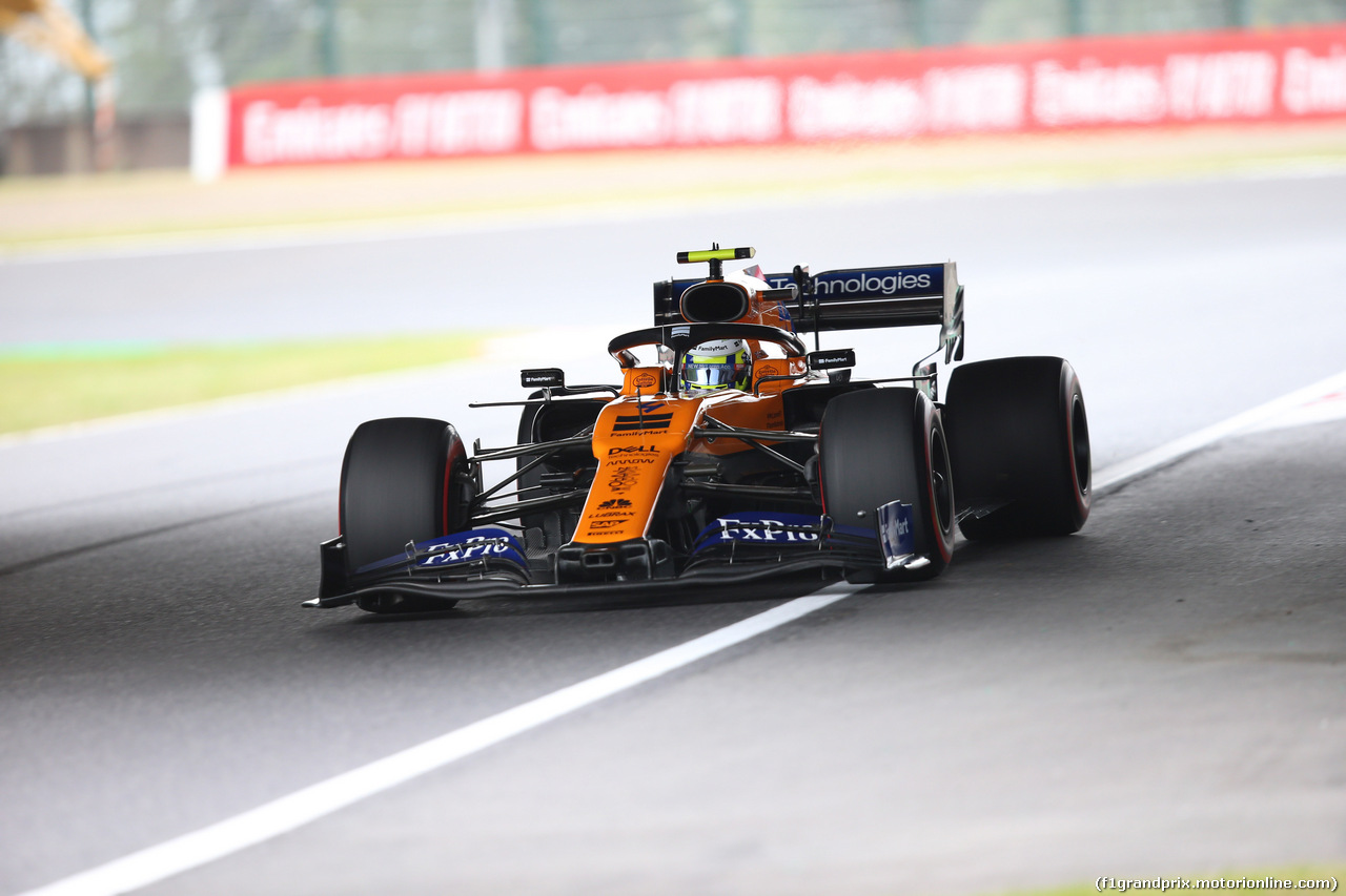 GP GIAPPONE, 11.10.2019- Prove Libere 2, Lando Norris (GBR) Mclaren F1 Team MCL34