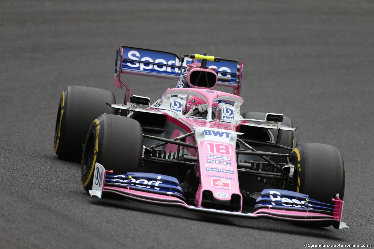 GP GIAPPONE, 11.10.2019- Prove Libere 2, Lance Stroll (CDN) Racing Point F1 RP19