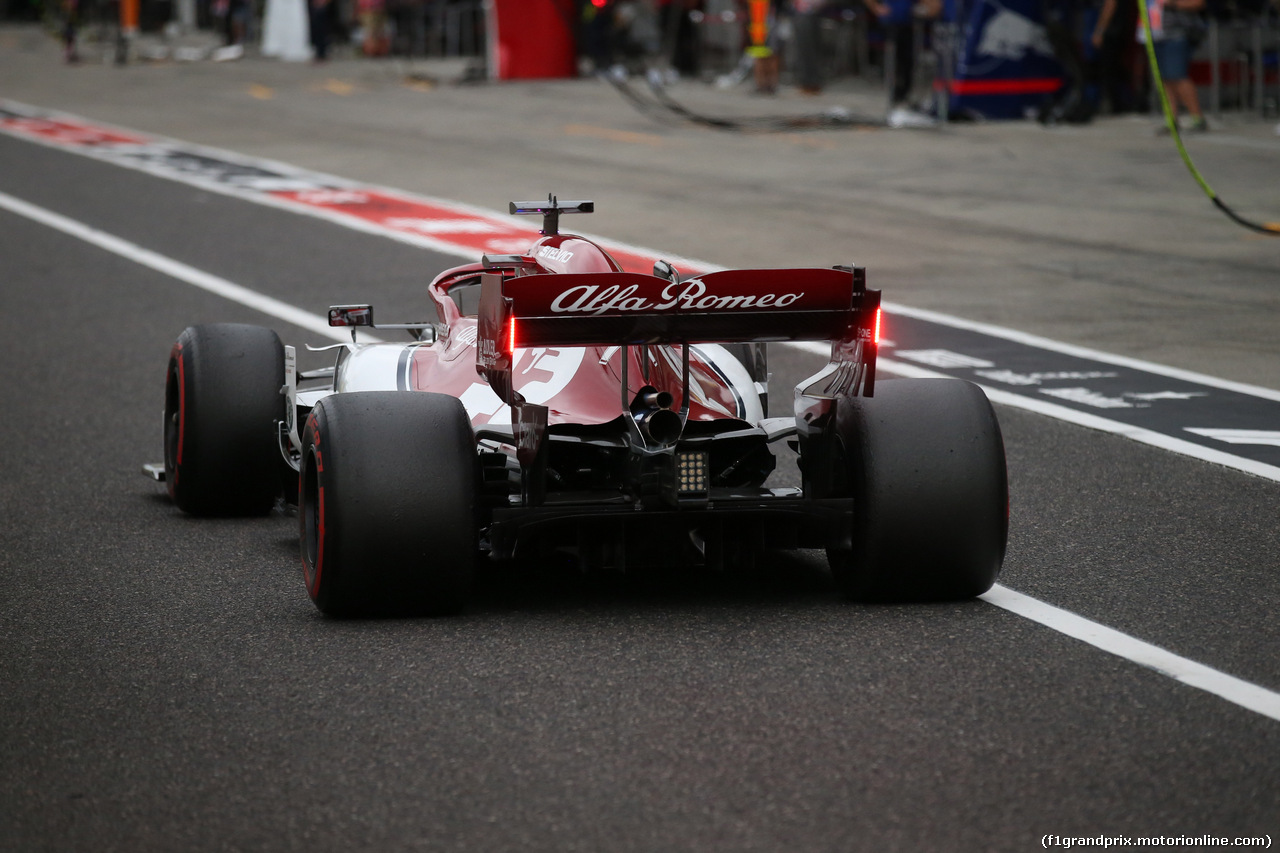 GP GIAPPONE, 11.10.2019- Prove Libere 2, Kimi Raikkonen (FIN) Alfa Romeo Racing C38