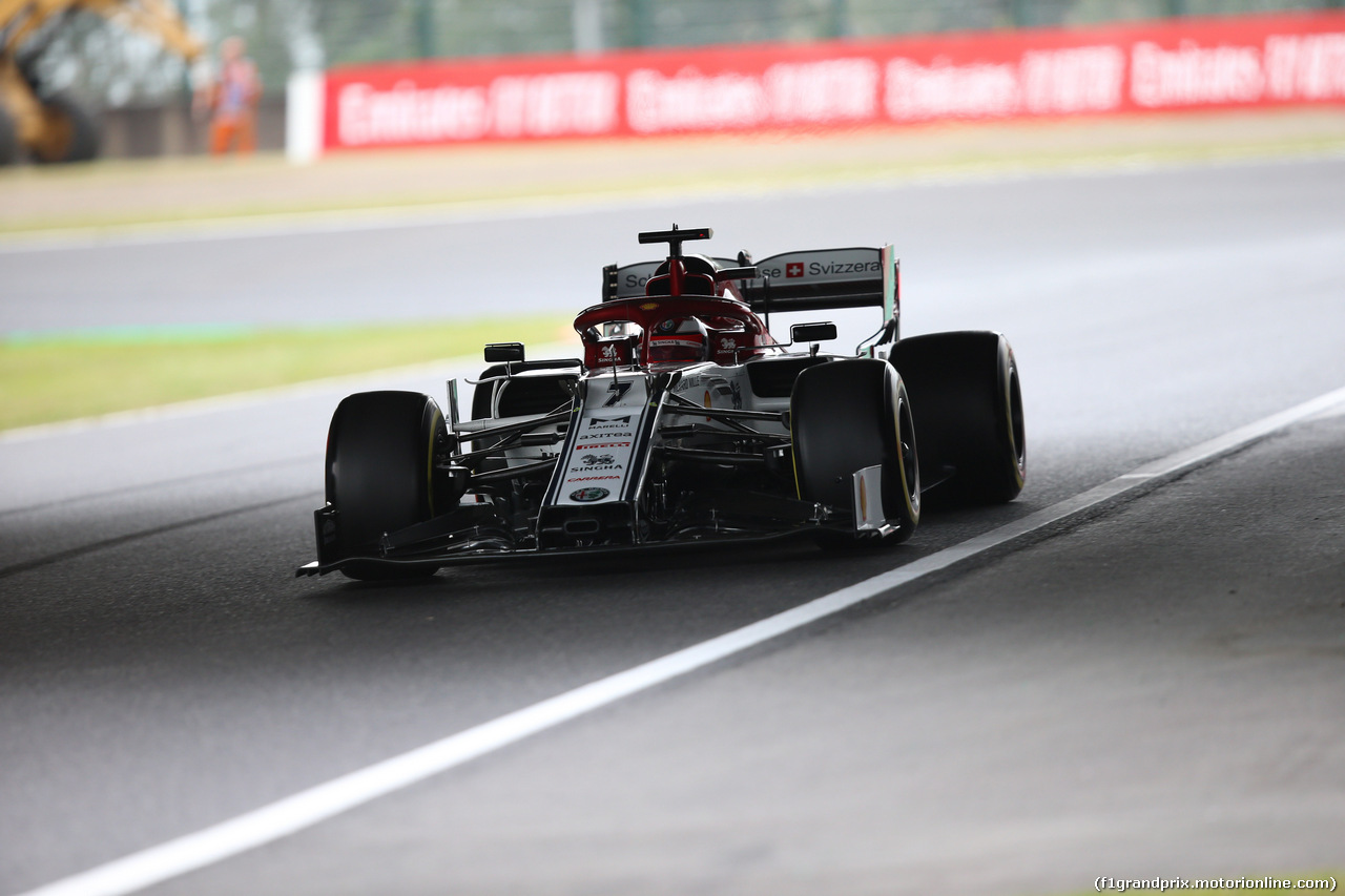 GP GIAPPONE, 11.10.2019- Prove Libere 2, Kimi Raikkonen (FIN) Alfa Romeo Racing C38