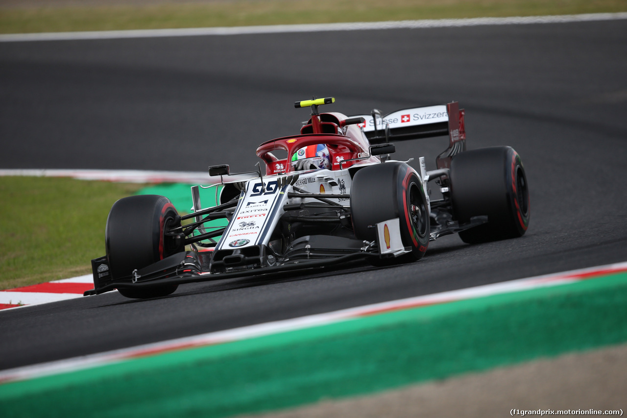 GP GIAPPONE, 11.10.2019- Prove Libere 2, Antonio Giovinazzi (ITA) Alfa Romeo Racing C38
