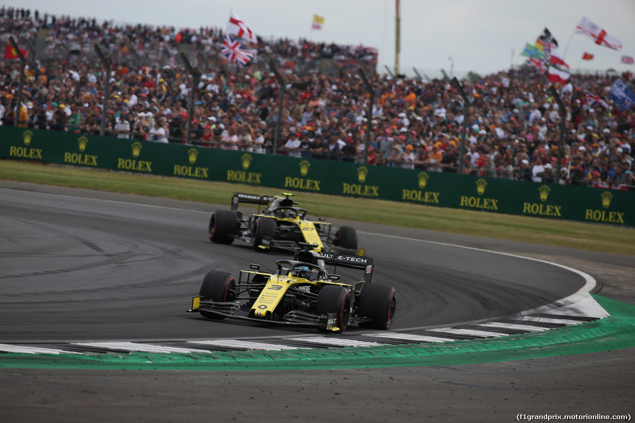 GP GRAN BRETAGNA, 14.07.2019- Gara, Daniel Ricciardo (AUS) Renault Sport F1 Team RS19