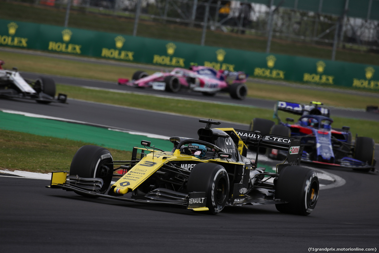 GP GRAN BRETAGNA, 14.07.2019- Gara, Daniel Ricciardo (AUS) Renault Sport F1 Team RS19