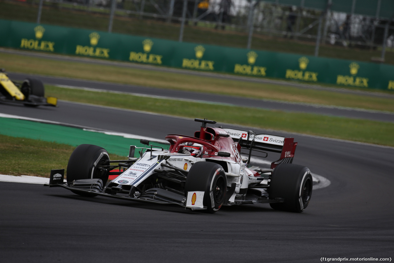 GP GRAN BRETAGNA, 14.07.2019- Gara, Kimi Raikkonen (FIN) Alfa Romeo Racing C38