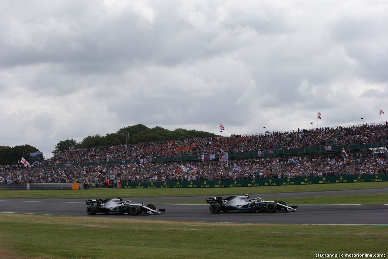 GP GRAN BRETAGNA, 14.07.2019- Valtteri Bottas (FIN) Mercedes AMG F1 W10 EQ Power