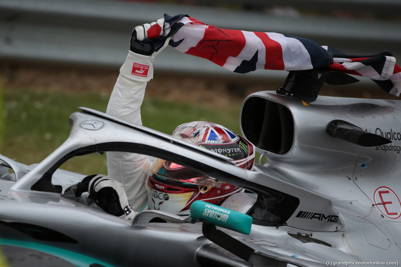 GP GRAN BRETAGNA, 14.07.2019- Gara, Lewis Hamilton (GBR) Mercedes AMG F1 W10 EQ Power