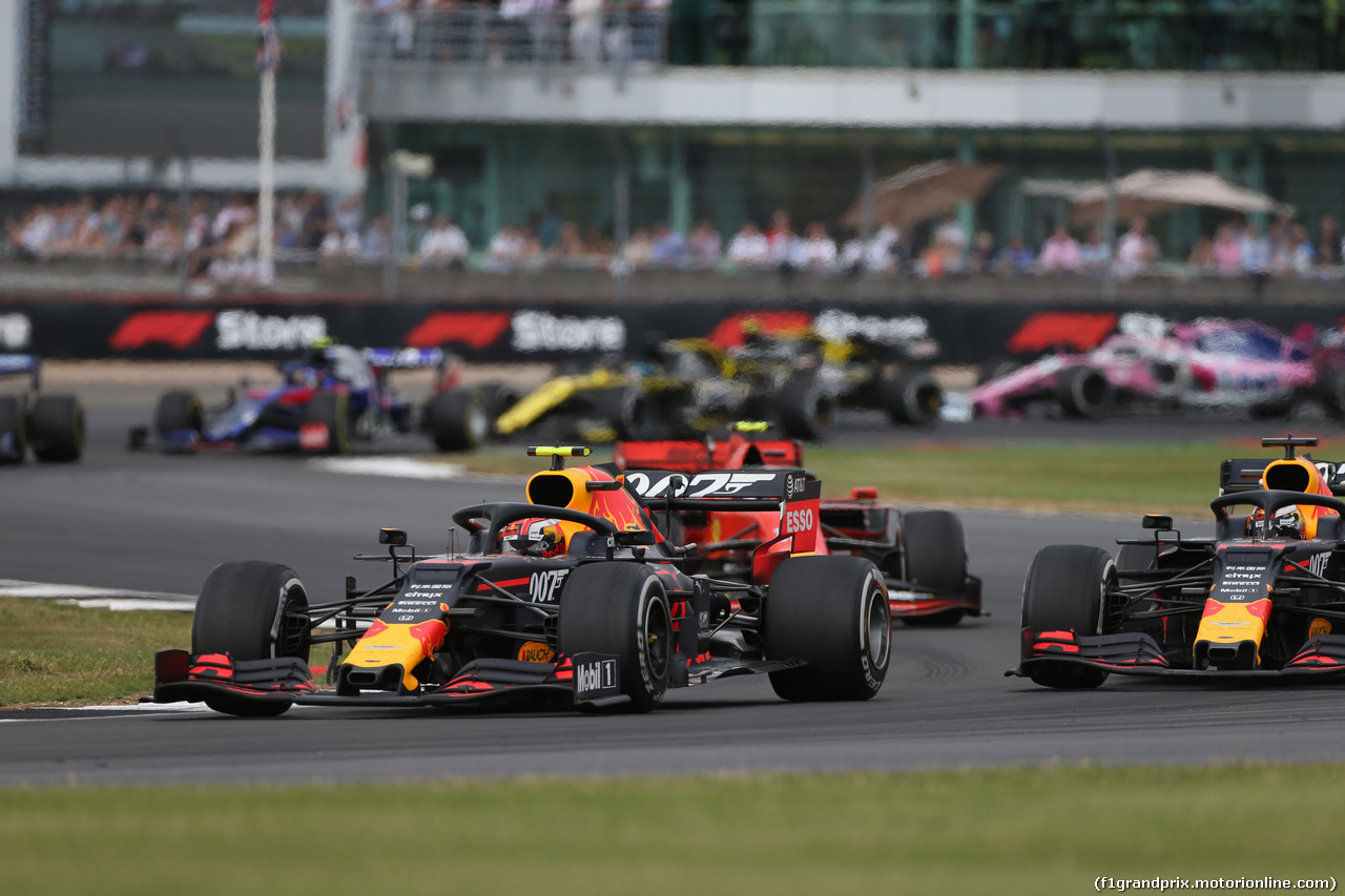 GP GRAN BRETAGNA, 14.07.2019- Gara, Pierre Gasly (FRA) Redbull Racing RB15