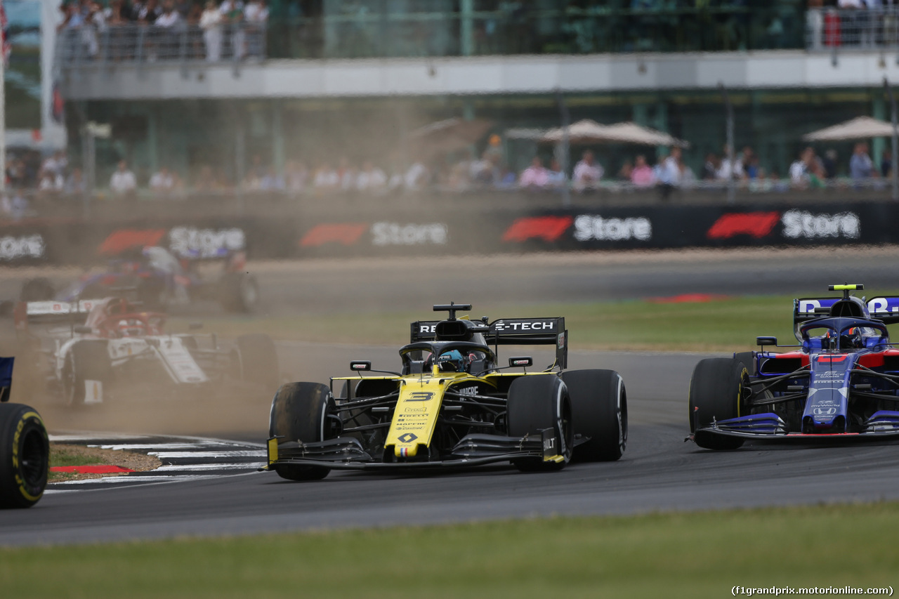 GP GRAN BRETAGNA, 14.07.2019- Gara, Daniel Ricciardo (AUS) Renault Sport F1 Team RS19