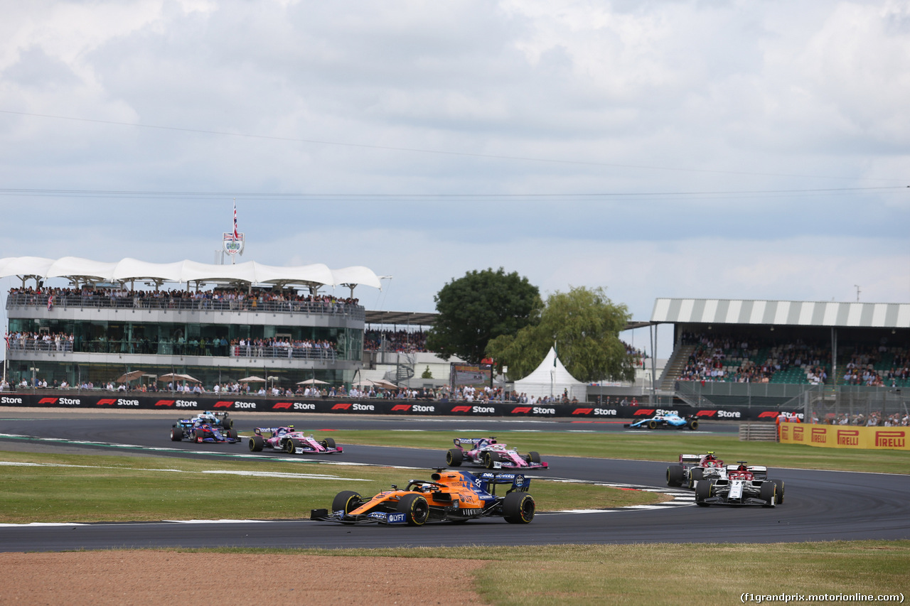 GP GRAN BRETAGNA, 14.07.2019- Gara, Carlos Sainz Jr (ESP) Mclaren F1 Team MCL34