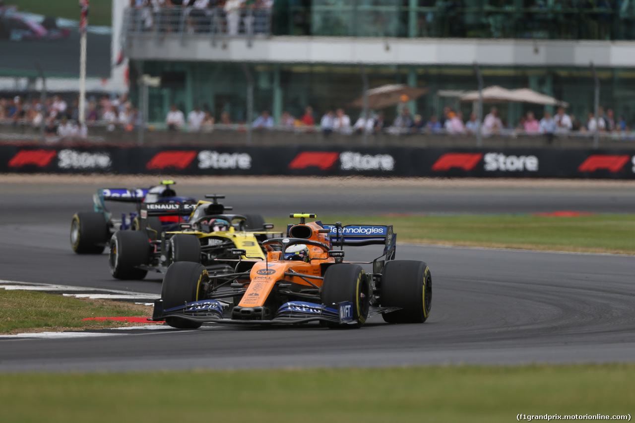 GP GRAN BRETAGNA, 14.07.2019- Gara, Lando Norris (GBR) Mclaren F1 Team MCL34