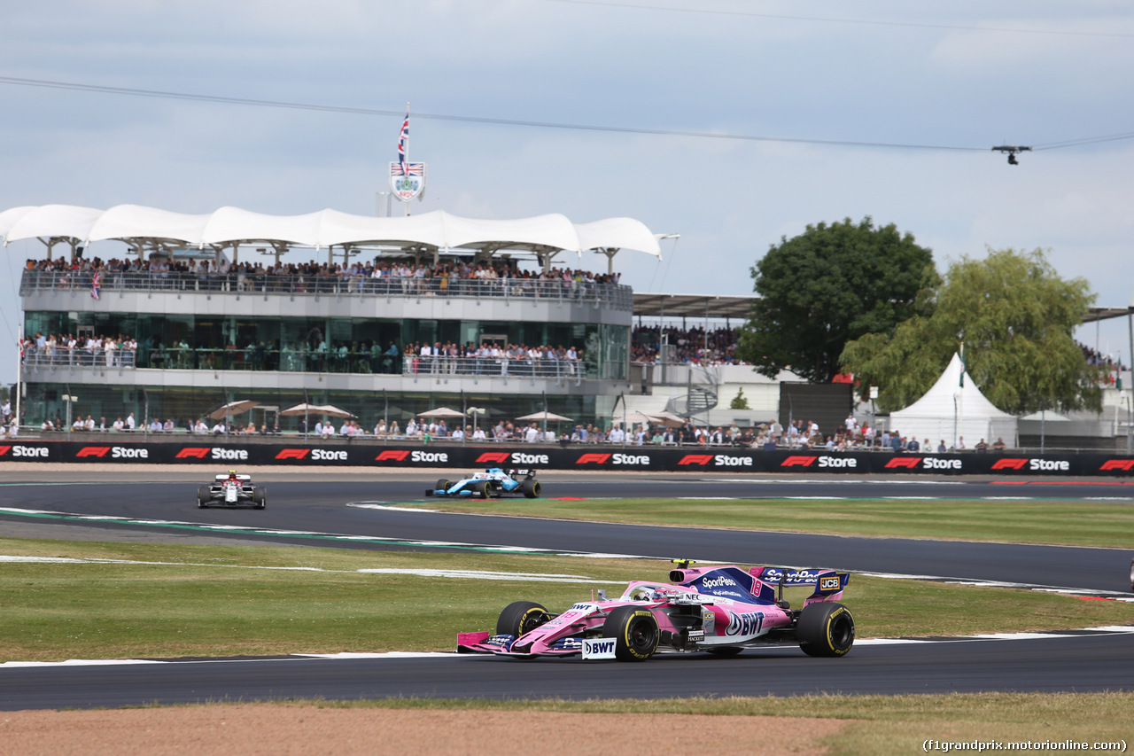 GP GRAN BRETAGNA, 14.07.2019- Gara, Lance Stroll (CDN) Racing Point F1 RP19