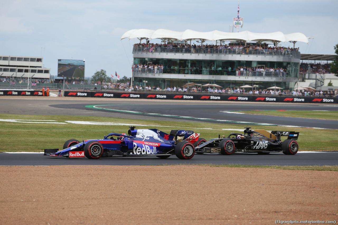 GP GRAN BRETAGNA, 14.07.2019- Gara, Daniil Kvyat (RUS) Scuderia Toro Rosso STR14