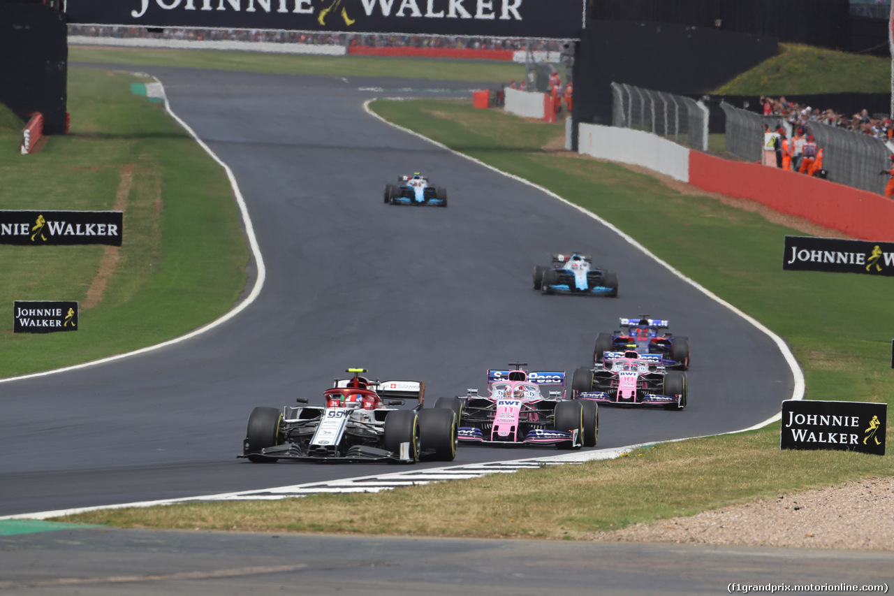 GP GRAN BRETAGNA, 14.07.2019- Gara, Antonio Giovinazzi (ITA) Alfa Romeo Racing C38