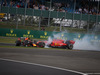 GP GRAN BRETAGNA, 14.07.2019- Gara,  Sebastian Vettel (GER) Ferrari SF90 crash with Max Verstappen (NED) Red Bull Racing RB15